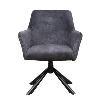 China Grey Modern Swivel Chair Dining Room Furniture With Customizable Size for sale