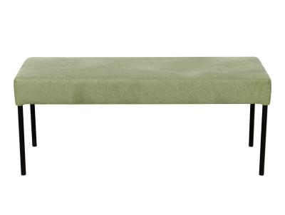 China Sleek Design Green Fabric Bench DC-7555 Easy Installation For Household for sale