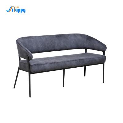 China Contemporary Modern Upholstered Bench High Stability With Metal Frame Dc-7554 for sale