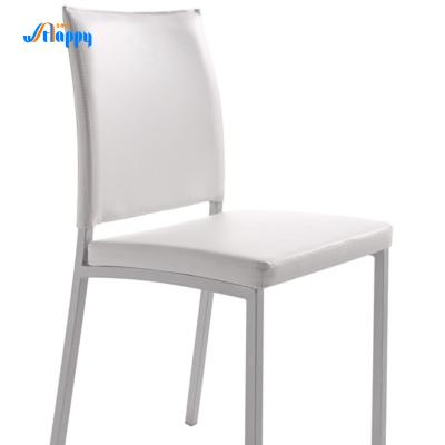 China Versatile Armless Modern Leather Kitchen Chairs For Dining Room Dc-7327 for sale