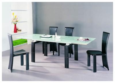 China Contemporary 90cm Width White Extendable Dining Table DT-887 For Home Use for sale