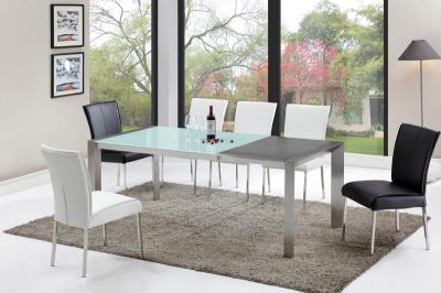 China Modern Design White Expandable Dining Room Table DT-980 With 2m Length for sale