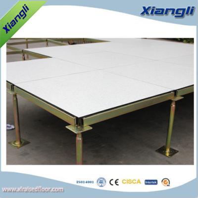 China FS2000 Cement infill steel raised floor PVC finish,610mmX610mmX35mm,Anti-static,used for data center,computer room for sale