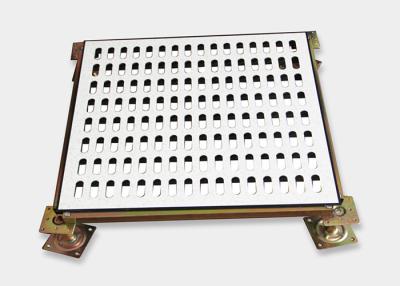 China 32% Air Rate Perforated Raised Floor Panel with Welded Tube 600*600mm for sale