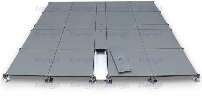 China Trunking Bare Steel Raised Access Floor System for Security Union Plaza for sale