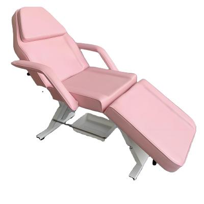 China Portable Lightweight Folding Portable Lightweight Folding 2024 Factory wholesale design modern light luxury massage spa ear bed portable salon furniture massage table for sale