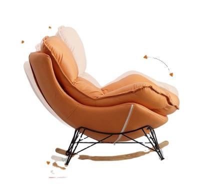 China Extendable Extendable Quality suppliers cheap Balcony bedroom lazy adults couch rocking chair Single living room sofa for sale