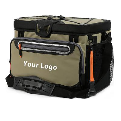 China Custom Fondofold Oxford Waterproof Folding Cooler Bag Insulated Waterproof Soft Sided Cooler Bag for sale