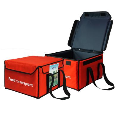 China Hot Selling Red Longevity Food Delivery Bag Waterproof Insulated Bag for sale