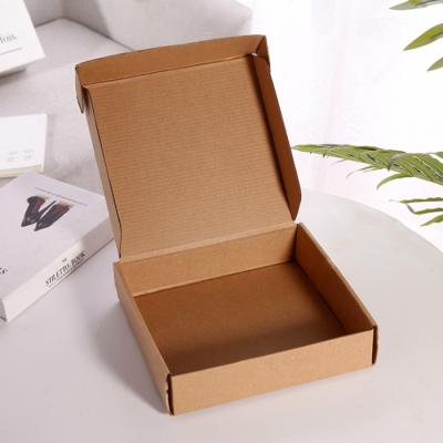 China Recycled Materials Custom Recycle Brown Mailing Cardboard Paper Packaging Box Eco Friendly for sale