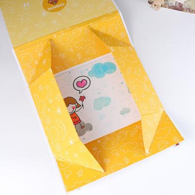 China Handmade Cute Design Recycled Baby Gift Packaging Folding Paper Box For Tissue for sale