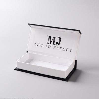 China 2019 Handmade Custom Cardboard Packaging Eyelash Cosmetic Paper Box With Magnetic for sale