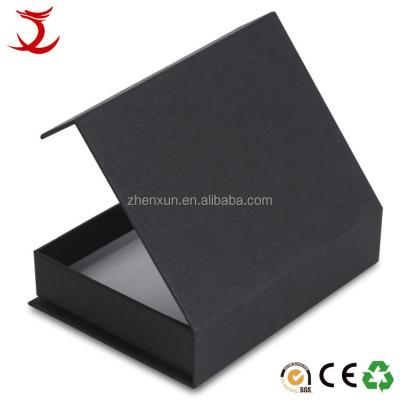 China Recyclable Custom Luxury Shape Handmade Black Paper Book Box With Tycoon for sale