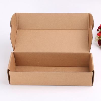 China Wholesale Recycled Materials Low Price Brown Kraft Rectangular Box Shipping Small Shipping Carton Custom for sale