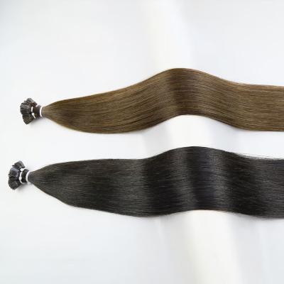 China Hot Sale Italian Keratin Wave Hair Extensions 100% Pre Bonded Virgin Remy Flat Tip Hair Extensions Silky Straight Straight Remy Hair Extension for sale