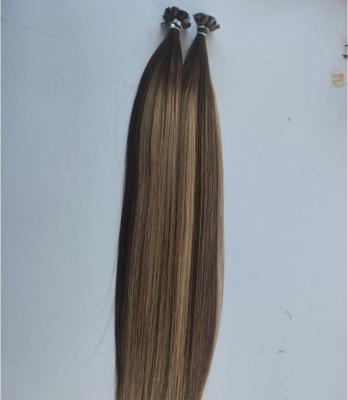 China Wholesale Silky Straight Double Cuticle Wave 100% Raw Russian Remy Hair Italian Keratin Flat Tip Hair Extensions for sale