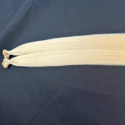 China 100% Wave K Tip Keratin Hair Tip Silky Straight Pre Bonded Flat Hair Extensions Russian European Remy Hair Extensions for sale