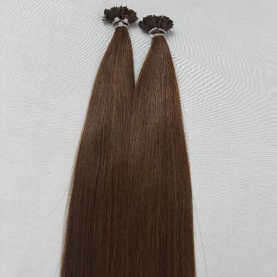 China Italian Keratin Wave Pre Bonded Flat Pulled Wholesale Silky Straight Double Tip 100% Remy Virgin Human Hair Extension Unprocessed for sale