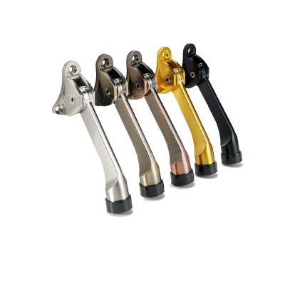 China Modern Heavy Duty Metal Door Stopper Hardware Zinc Alloy Door Bracket For Home Heavy Duty Doors for sale