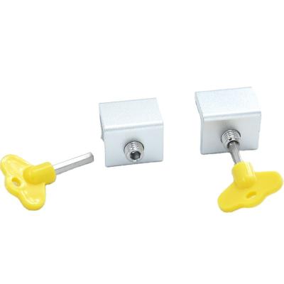 China Easy Installation Aluminum Windows Accessories Security Lock Aluminum Sliding Window Locks To Ensure Babies Safety for sale