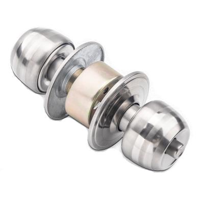 China Home New Design Double Ball Lock For Door Stainless Steel Wooden Round Cylinder Lock for sale