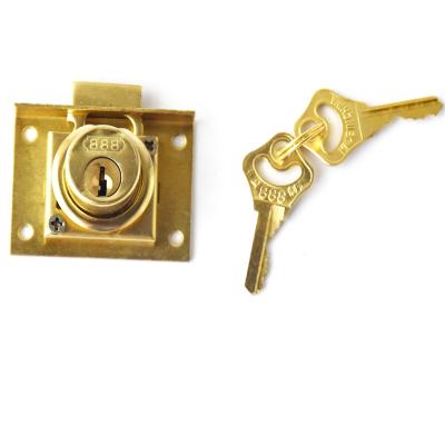 China Wholesale Modern Factory Furniture Drawer Lock Copper Drawer With Key Lock for sale