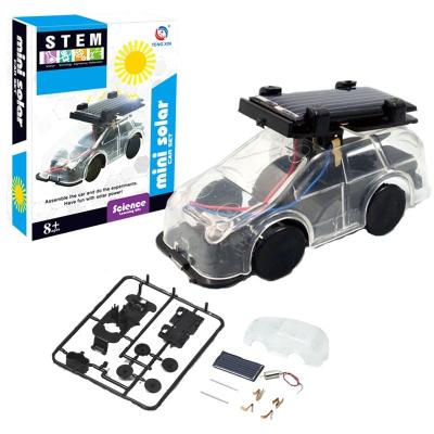 China ABS Plastic Tengxin Science Plastic Kit - Solar DIY Toy Car For Kids for sale