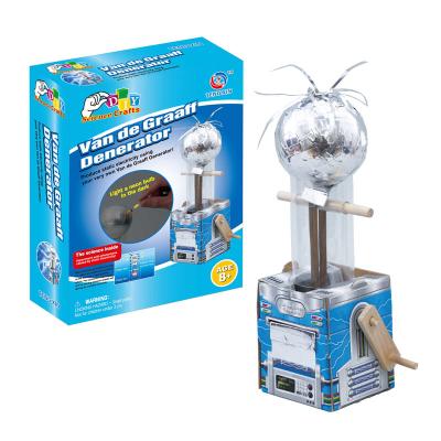 China Van de Graff Generator Craft Teaching Kits Game for Kids Learning Game Science Projects for sale