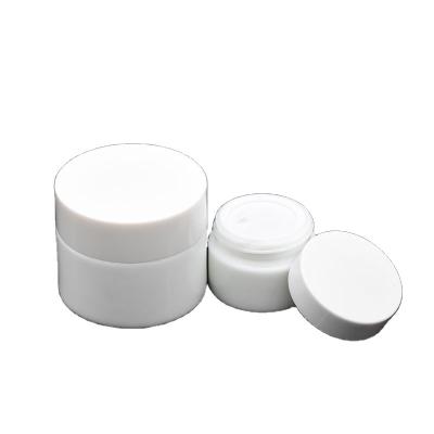 China 15g 20g 30g 50g 100g white series hot sale cosmetic china cosmetic packaging manufacturers empty cream jar customizable for sale