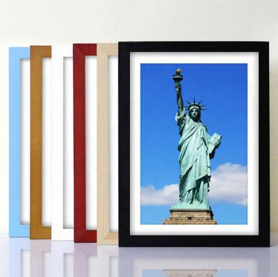 China New Custom Wholesale High Quality Creative Wooden Photo Hanging Classic/Postmodern Picture Frame For Bedroom Living Room Decoration for sale