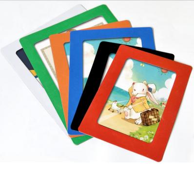 China PVC Photo Frame 4*6 Inch Postcard Size Magnetic Refrigerator Photo Frames European\Modern Simplicity for sale