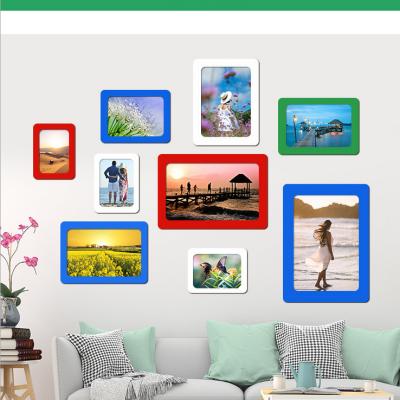 China Simplicity European\Modern Double Side Display Plastic PVC A4 PVC Certificate Photo Frame Magnetic for sale