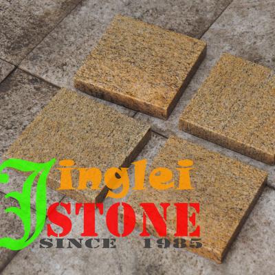 China Factory Supply Modern Tiger Yellow Stone Skin Granite Yellow Granite for sale