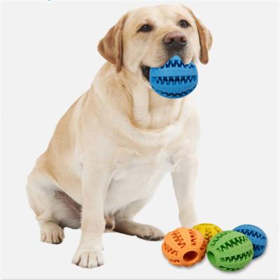 China 2022 Viable Food Treat Dog Puzzle Ball Toy Plush Toy Rubber Durable Chewable Puppy Dispensing Toys With Good Product for sale