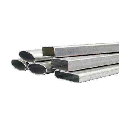 China Fangrong Manufacturers Customized Rectangular Round Aluminum Tube Oval Tube Pipe for sale