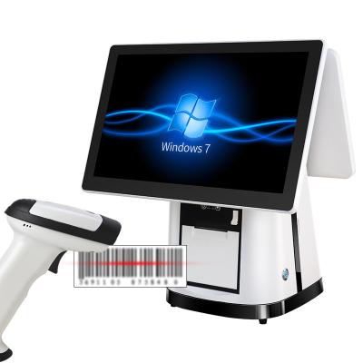 China China cheap supermarket retail touch screen cash machine all in one android pos terminal 64GB SSD for sale