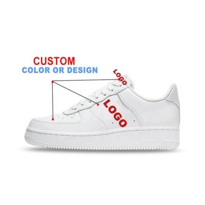 China Fashion\Comfortable\Durable\Breathable\Lighted Hot Products Air Original Shoes Customizable One 1 Mid Football Casual Binding Shoes For Women Men for sale