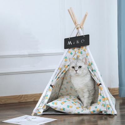 China Pet Tent Cat Dog Nest Rabbit Teddy Bear Breathable Four Seasons Cat Dog Tent Nest for sale