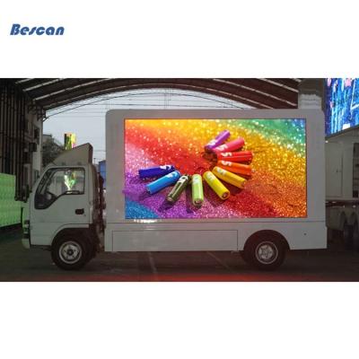 China P6 P8 P10 Trailer P6 P8 P10 Full Color Video Sign Vehicle Outdoor Truck LED Screen Outdoor Stocked Mobile LED Display for sale