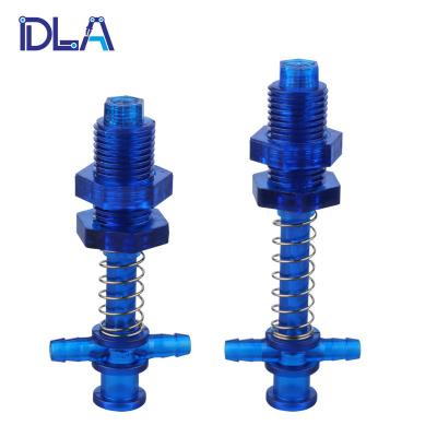 China PC Plastic Bulk Plastic Air Inlet Bilateral Fittings Vacuum Suction Cup Bracket for sale