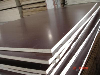 China 21mm Non slip brown film faced plywood / shuttering ply sheet weather resistant for sale