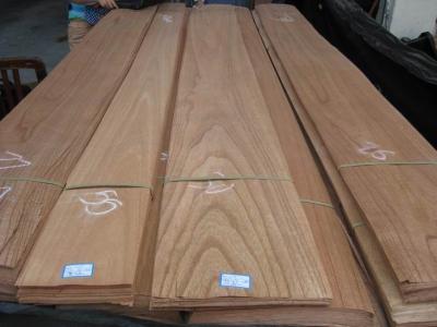 China Sliced Chinese Mindy Wood Veneer Sheet Crown Cut for sale