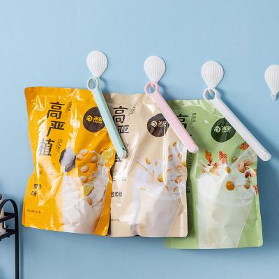 China 4Pack Kitchen Storage Clip Plastic Stocked Hanging Sealing Sealing Clips For Food Snack Bag for sale