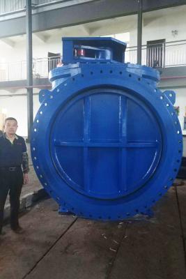 China Válvula de tomada pneumática azul de AWWA DN2000 SS304, conexão da junção do mecânico da válvula de tomada elétrica da engrenagem de sem-fim à venda