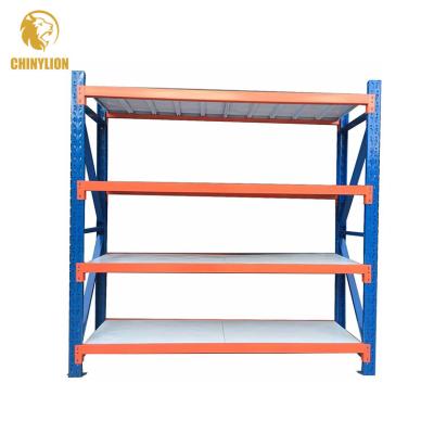 China 300kgs medium duty warehouse longspan shelving corrosion protection tier storage steel racks from China for sale