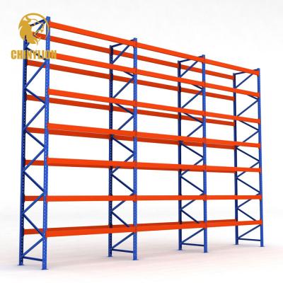 China Corrosion Protection Industrial Heavy Duty Mail Pallet Rack / Steel Pallet Rack Beam Warehouse Storage Racks for sale