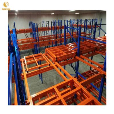 China Heavy Duty Corrosion Protection Warehouse Storage Rack Pallet Racking Push Back Pallet Racking System for sale