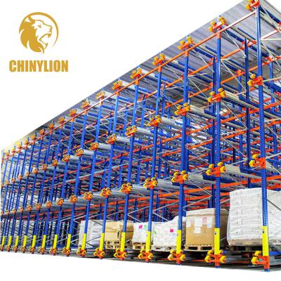 China Corrosion Protection CE Auto Radio Shuttle Rack High Capacity Pallet Racking for sale