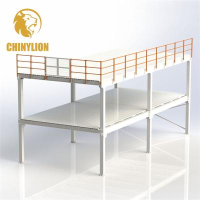 China Corrosion Protection Chinylion Mezzanine Flooring Easily Installed Industrial Steel Platform for sale