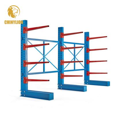 China High Quality Steel Corrosion Protection Heavy Duty Cantilever Rack System For Long Items for sale